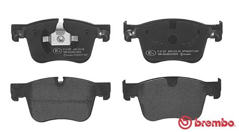 A.B.S. P 61 127 BREMBO BREMSBELÄGE, RICHTUNGSGEBUNDEN Bremsbelagsatz, Scheibenbremse